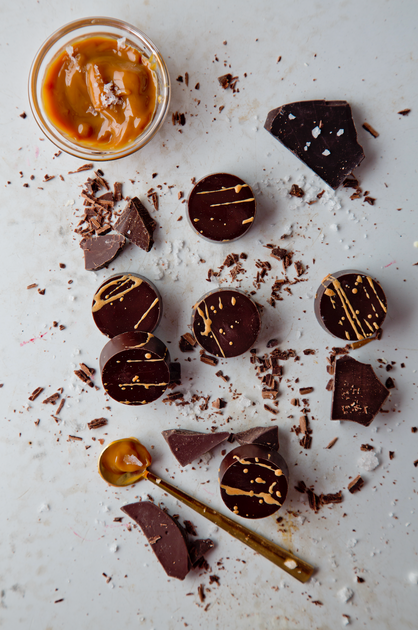 Salted Caramel And Chocolate Mousse Lir Chocolates 